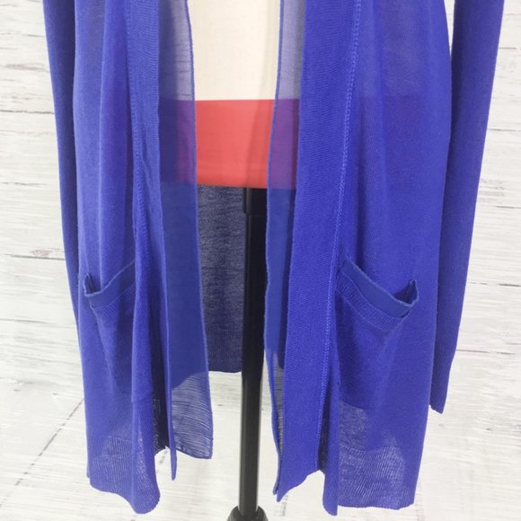 Guess by Marciano ~ Modal Cashmere Blend Lightweight Open Front Cardigan - Picture 6 of 13